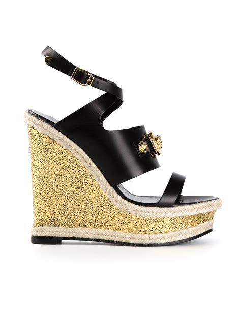 versace wedges|versace sandals farfetch.